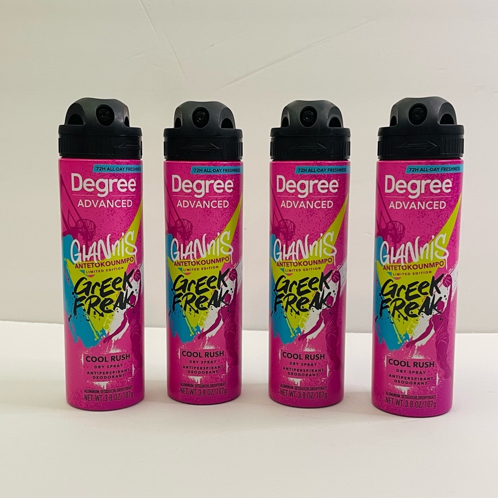 Degree Men Advanced Cool Rush Dry Spray Deodorant Bundle. New.!